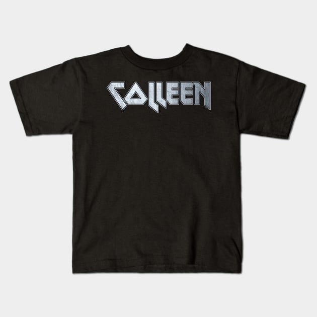 Heavy metal Colleen Kids T-Shirt by KubikoBakhar